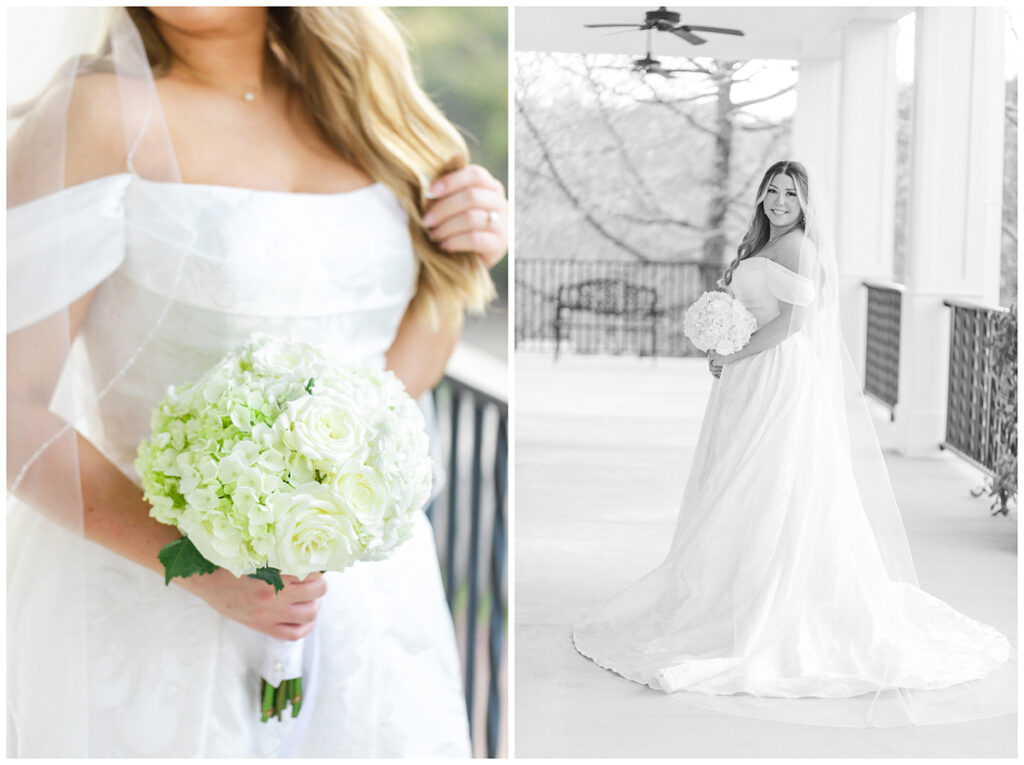 White Hydrangea Bridal bouquet